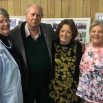 Dorothy Essex, Trevor & Jackie Evans, President Sue Burgess